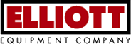 Text in black and red that reads Elliott Equipment Company.